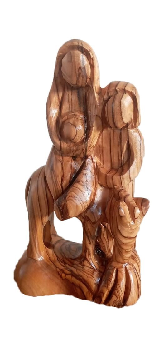 Fly To Egypt - Hand Carved Olive Wood