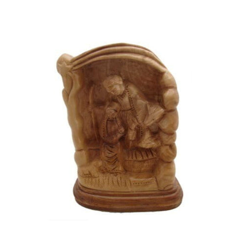 The Holy Family Statue - Nativity - Olive Wood Hand Crafted by Artist