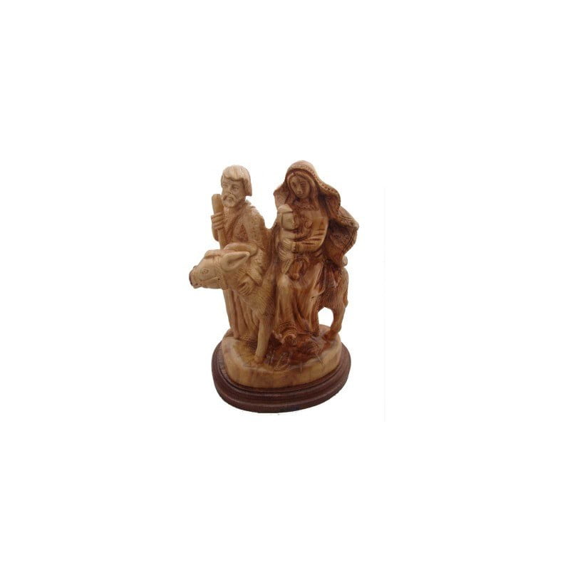 Flight to Egypt - Hand Craved Olive Wood