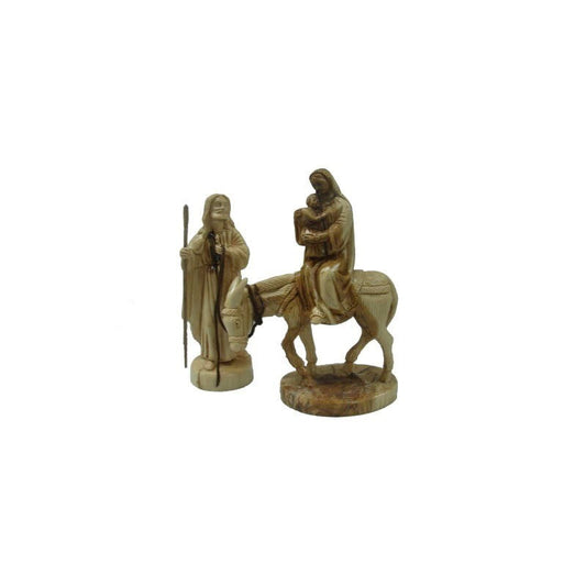 Flight to Egypt - Hand Craved Olive Wood