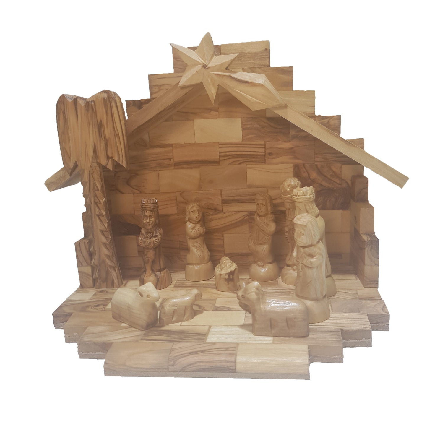 Nativity Cave Set - Genuine Olive Wood – Limited Edition