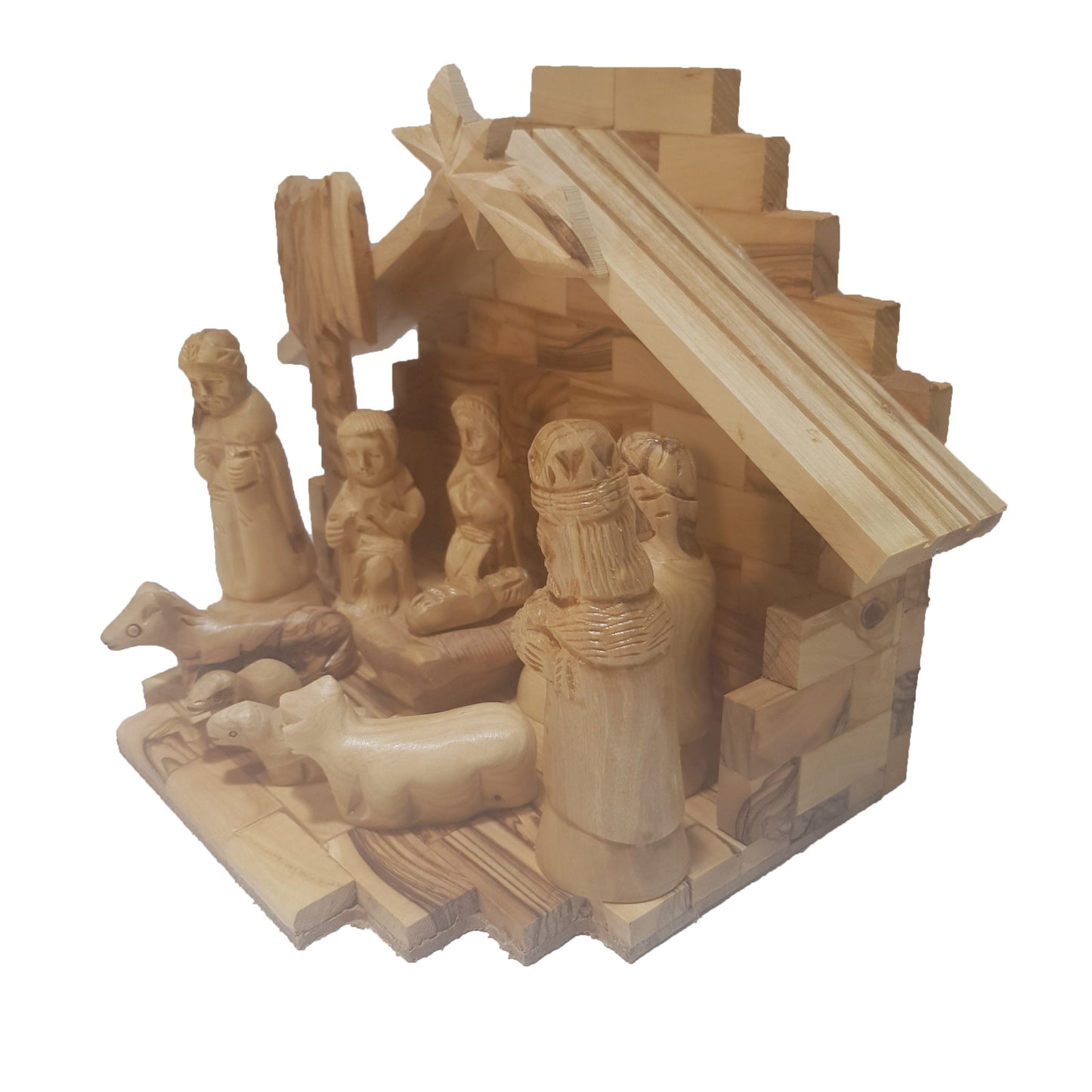 Nativity Scene Set - Genuine Olive Wood