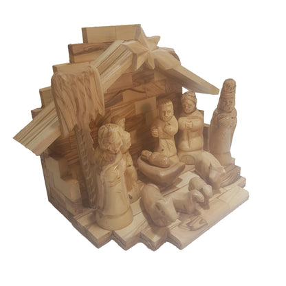 Nativity Scene Set - Genuine Olive Wood