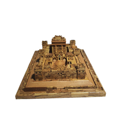 Jerusalem Second Temple - Olive Wood Model from the Holy Land