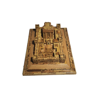 Jerusalem Second Temple - Olive Wood Model from the Holy Land