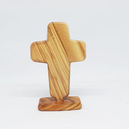 Pectoral Cross - Olive Wood & Silver