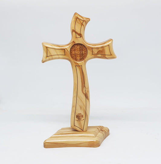 Cross St. Benedict - Olive Wood