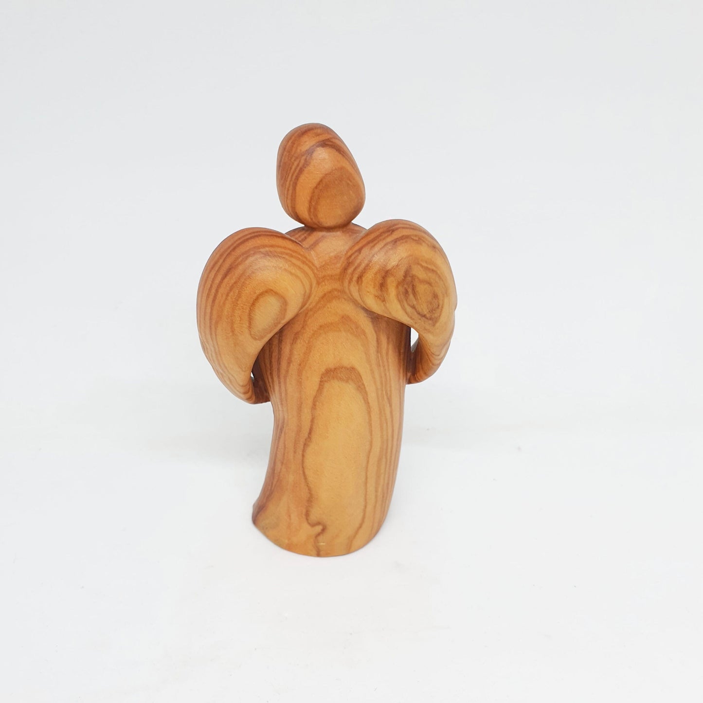 Angel with Baby Jesus - Olive Wood