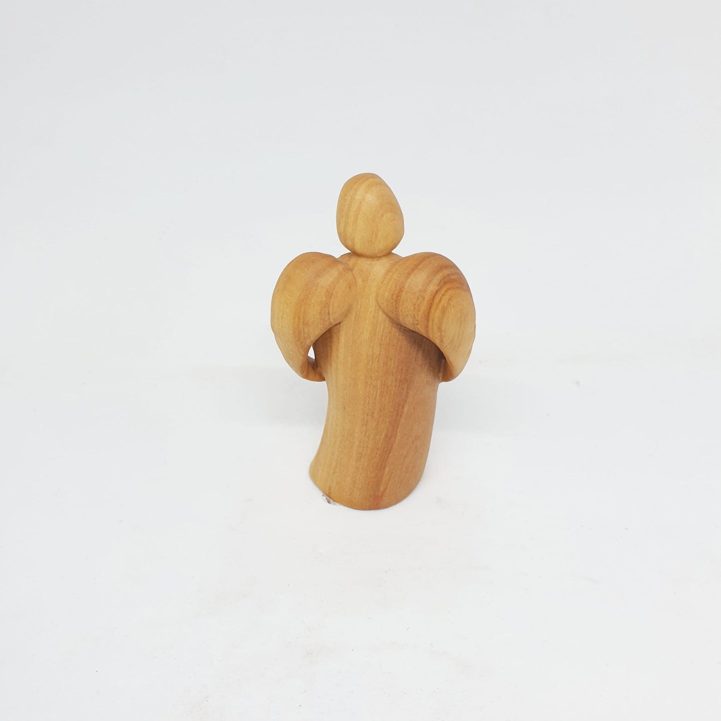 Angel with Baby Jesus - Olive Wood