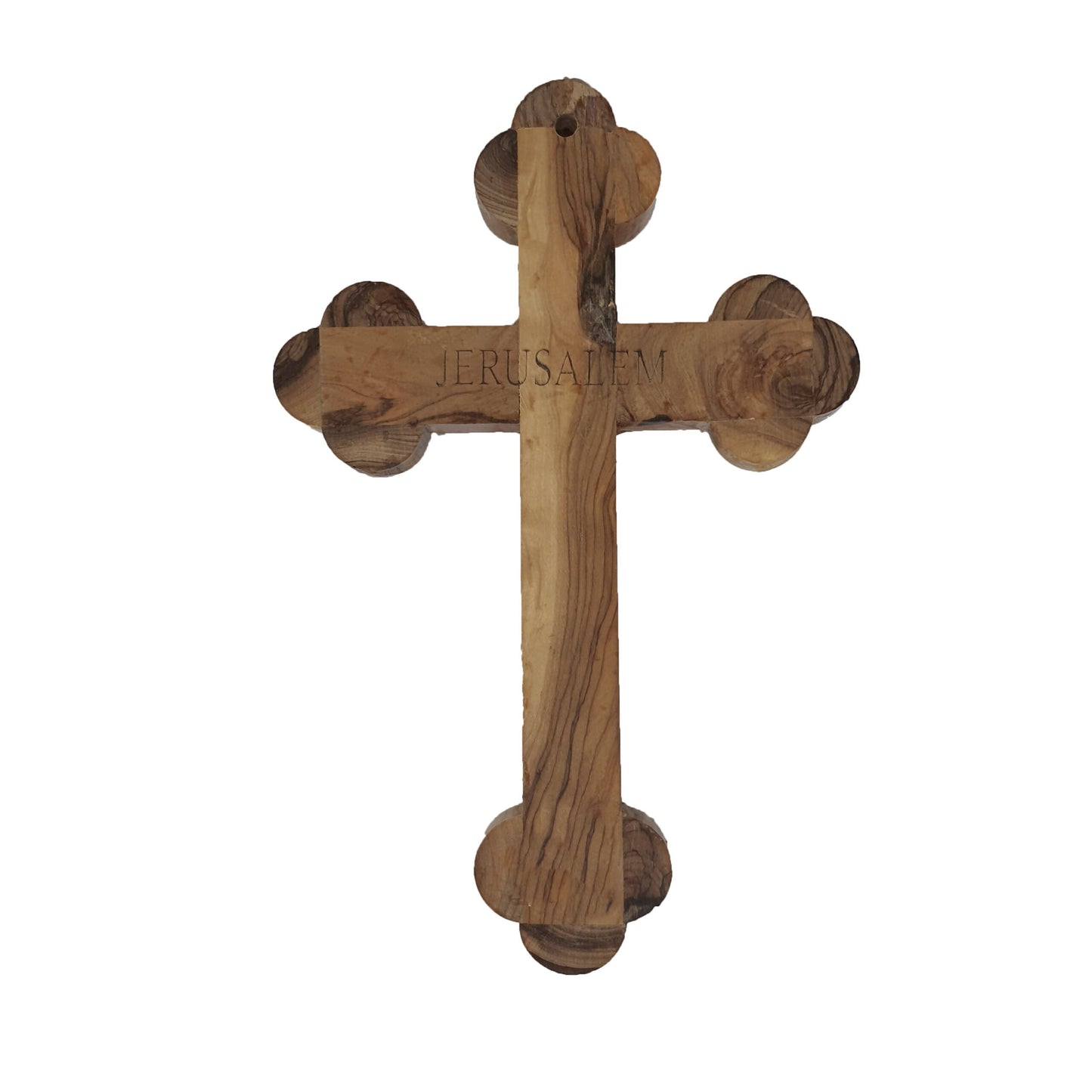 Budded Crucifix - Mother of Pearl & Olive Wood