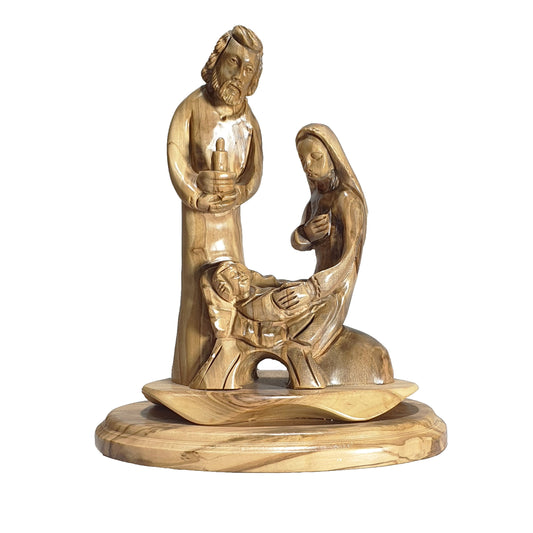 The Holy Family - Nativity Scene - Hand Carved Olive Wood