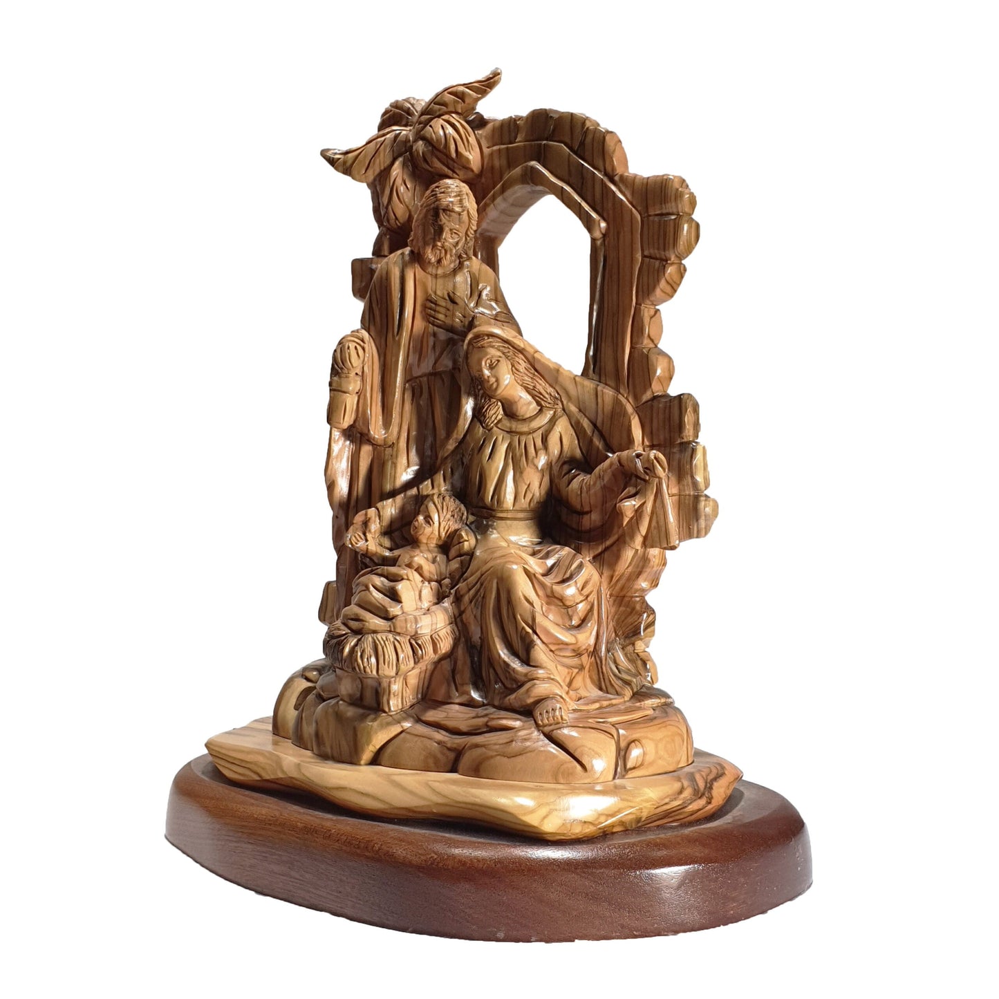 The Holy Family - Nativity Scene - Hand Carved Olive Wood