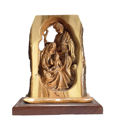 The Holy Family - Nativity Scene - Hand Carved Olive Wood