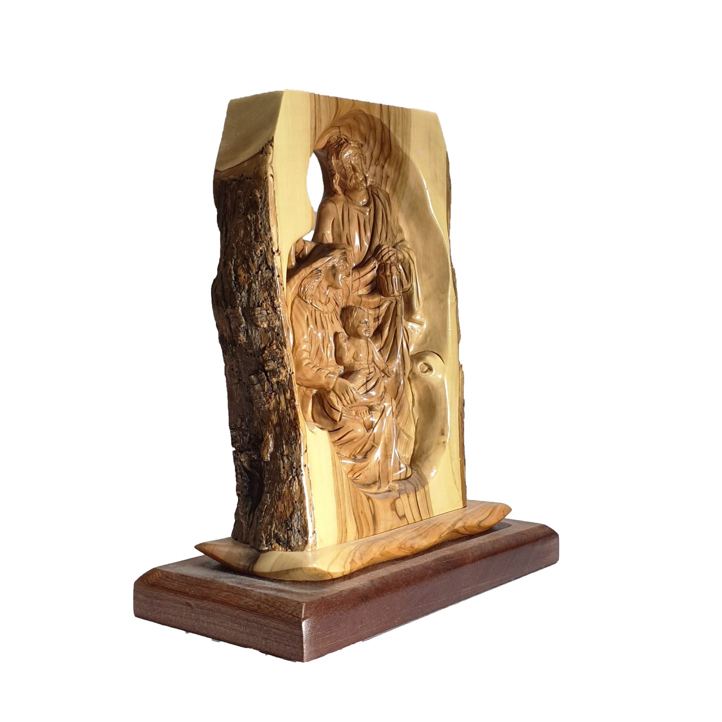 The Holy Family - Nativity Scene - Hand Carved Olive Wood