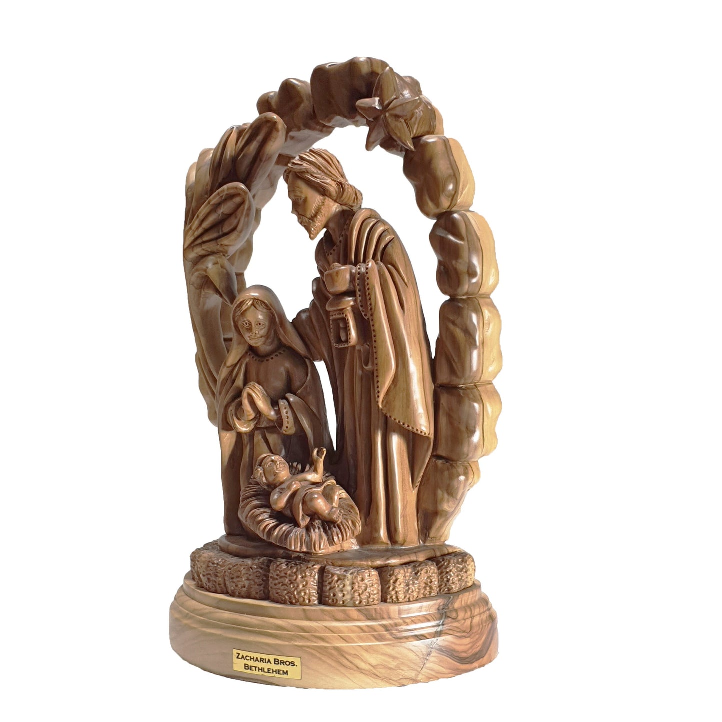 The Holy Family - Nativity Scene - Hand Carved Olive Wood