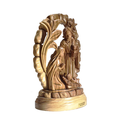 The Holy Family - Nativity Scene - Hand Carved Olive Wood