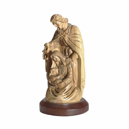 The Holy Family - Nativity Scene - Hand Carved Olive Wood