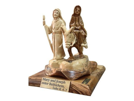 Flight to Egypt with a Base - Olive Wood