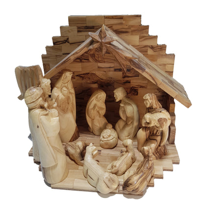 Nativity Scene Set Special - Genuine Olive Wood