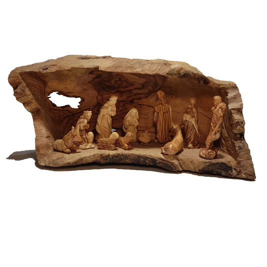 Olive Wood – Nativity Set Special – Model 0029