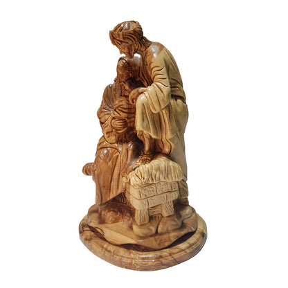 The Holy Family – Nativity - Hand Carved Olive Wood