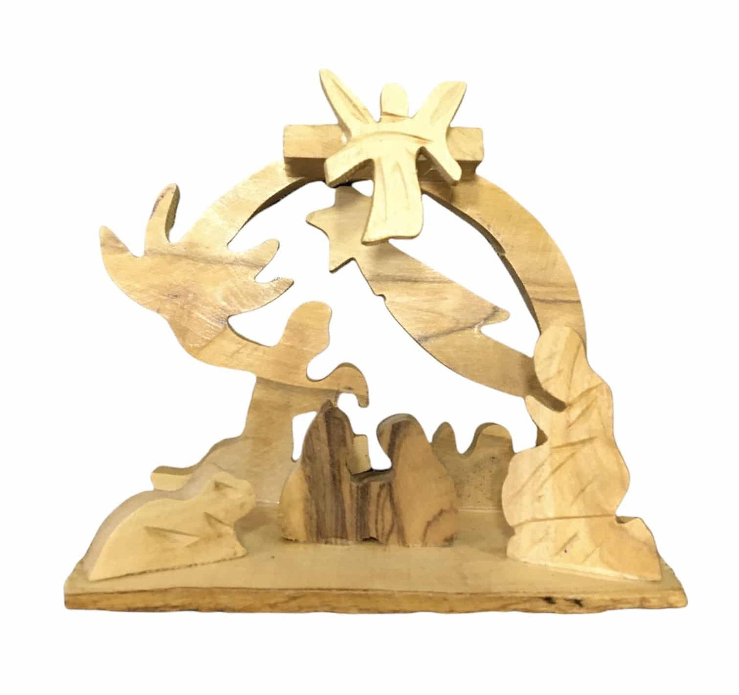 Nativity Set Genuine Olive Wood