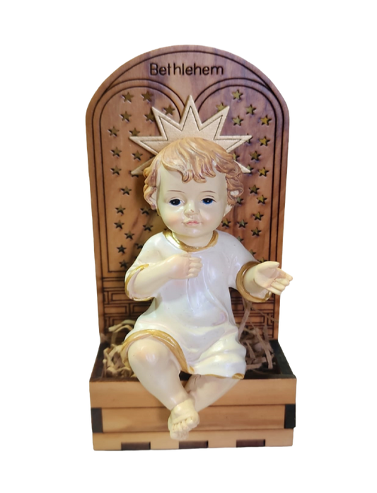 Baby Jesus - Olive Wood Manger