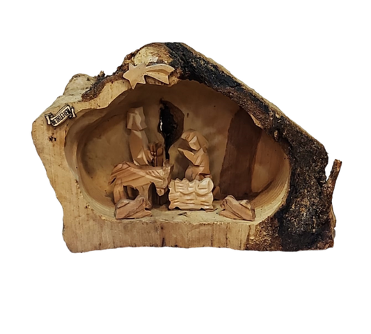 Nativity Set - Genuine Olive Wood