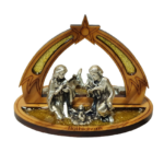 Nativity Scene Set Oval - Olive Wood Special Edition